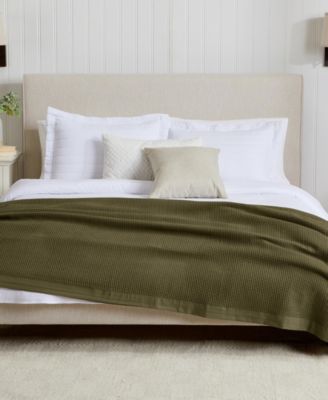 Lightweight Waffle Weave Summer Bedding Cotton Throw Blanket