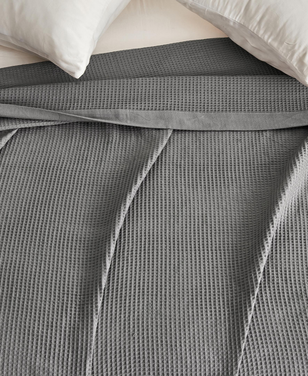 Linery & Co. Lightweight Waffle Weave Summer Bedding Cotton Throw Blanket