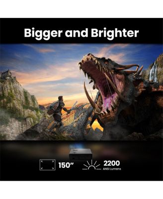 X500i 4K Ultra HD HDR 4LED Short Throw DLP Gaming Projector, Bundle with CM00G3 Universal Ceiling Mount