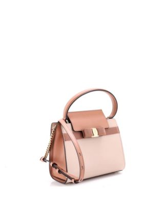 Small Vara Top Handle Convertible Tote Leather