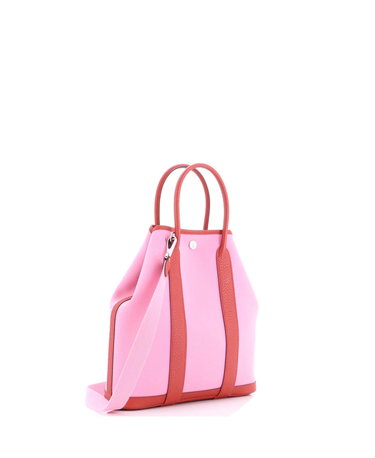 Pre-Owned Hermes 28 Garden File Tote Toile and Leather