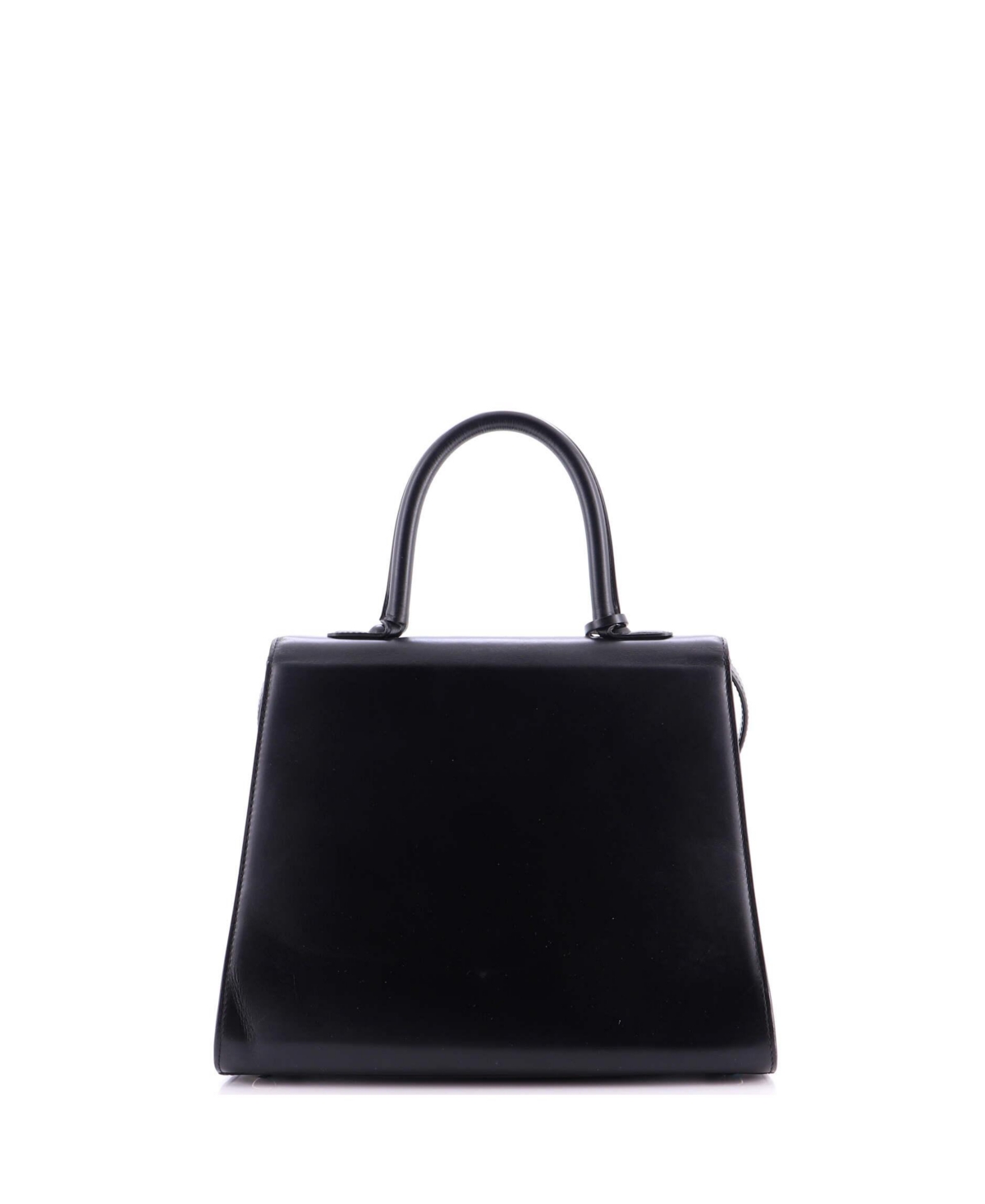 Pre-Owned Delvaux Mm Brillant Top Handle Bag Leather