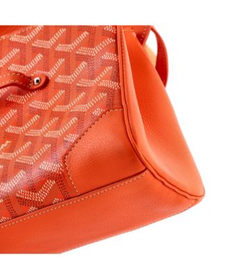 Mini Saigon Top Handle Bag Coated Canvas with Leather