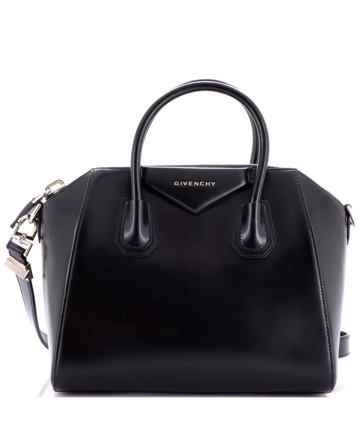 Pre-Owned Givenchy Medium Antigona Bag Glazed Leather