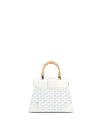 PM Saigon Top Handle Bag Coated Canvas with Leather