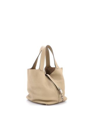 Pre-Owned HERMES GM Picotin Lock Bag Clemence