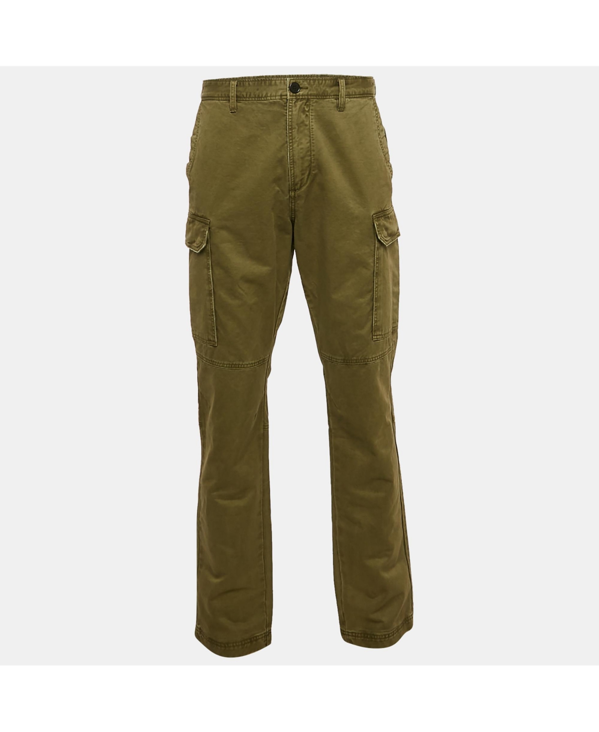 Pre-Owned Zadig & Voltaire Men's Green Cotton Pargo Cargo Pants