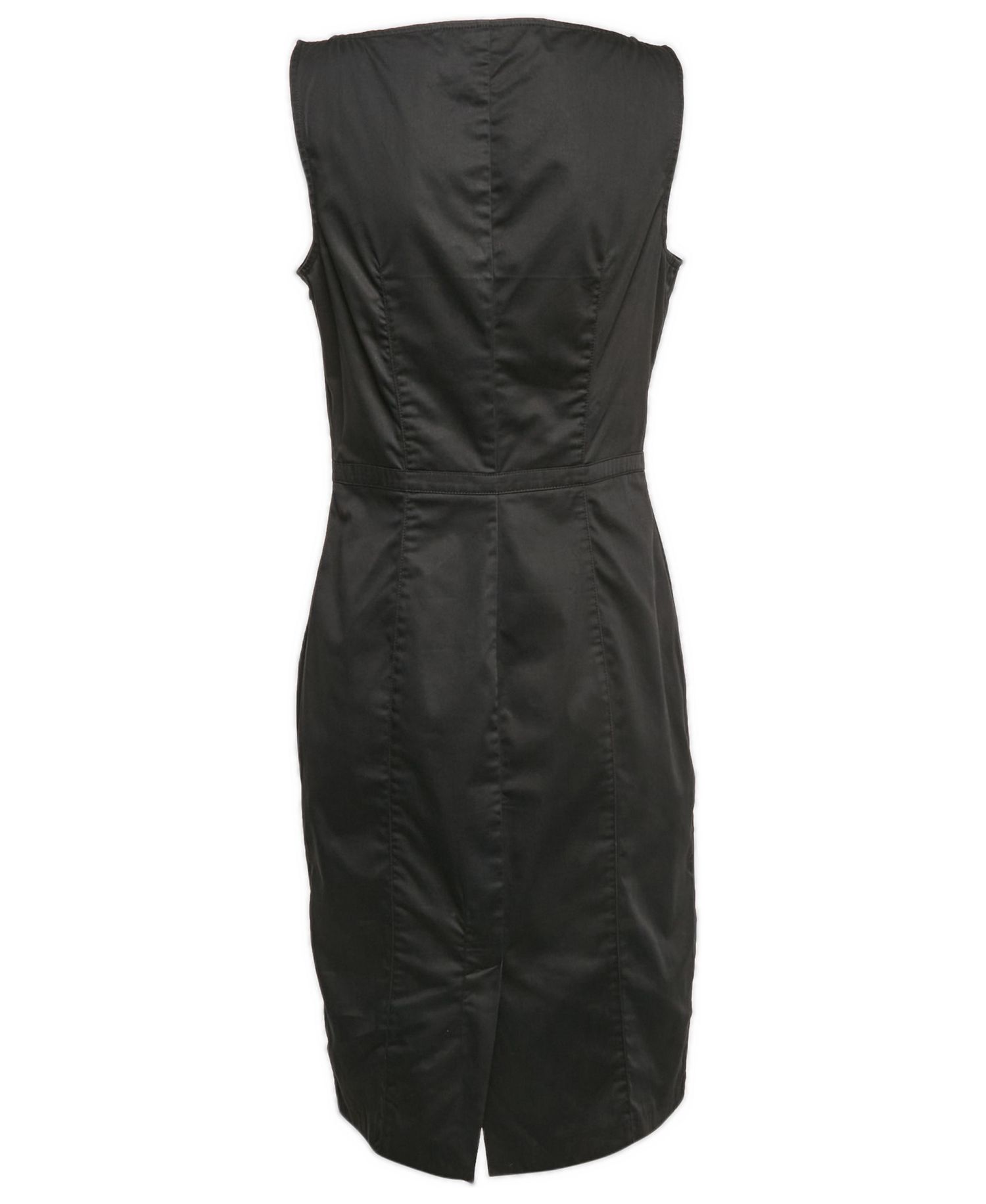 Women's Black Cotton Dress