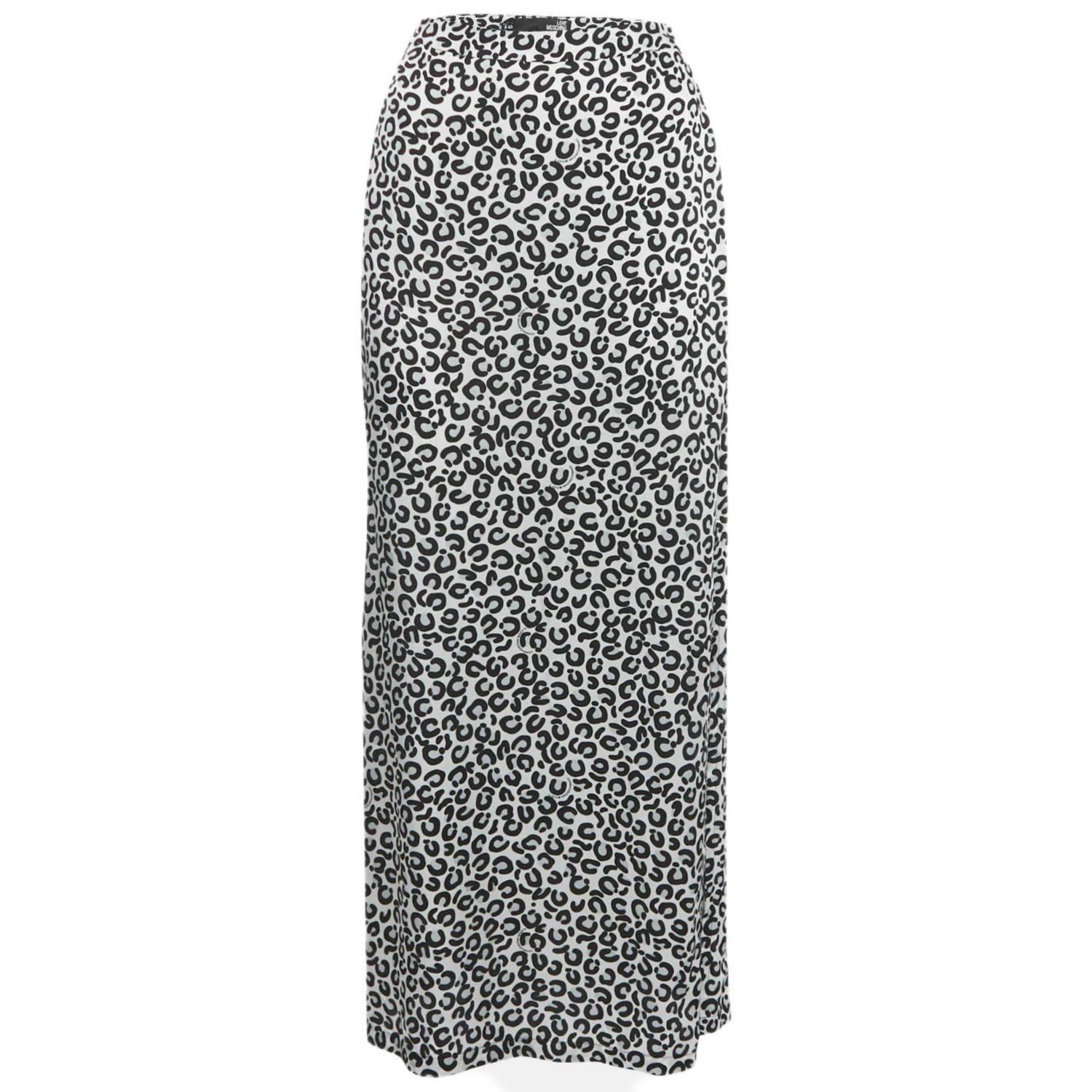 Women's Monogram Leopard Print Crepe Maxi