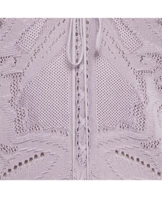 Women's Lavender Knit Mini Dress