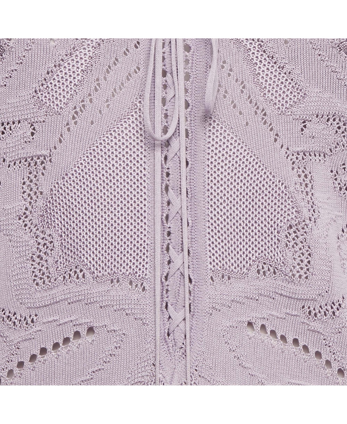 Pre-Owned Roberto Cavalli Women's Lavender Knit Mini Dress