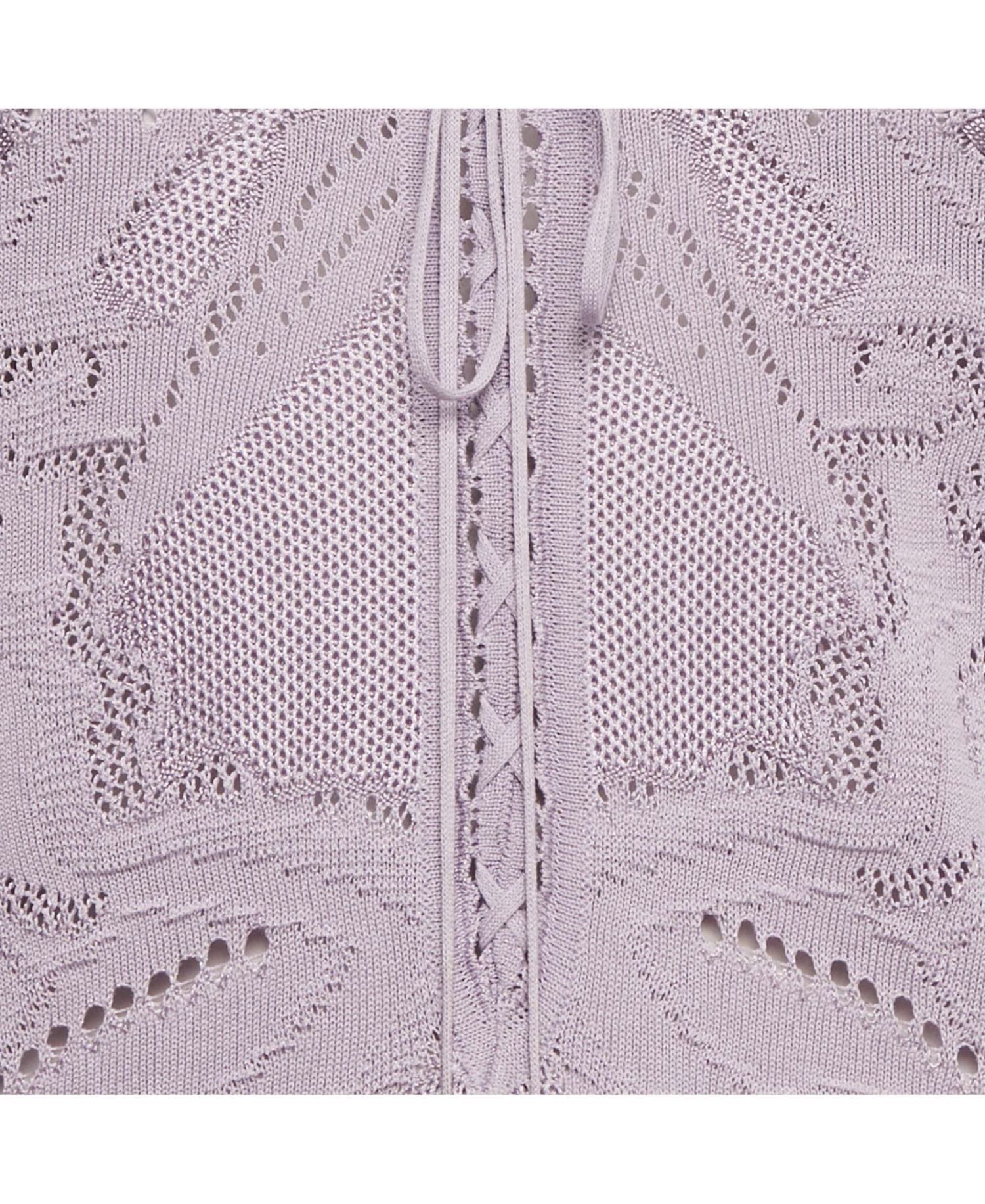Women's Lavender Knit Mini Dress