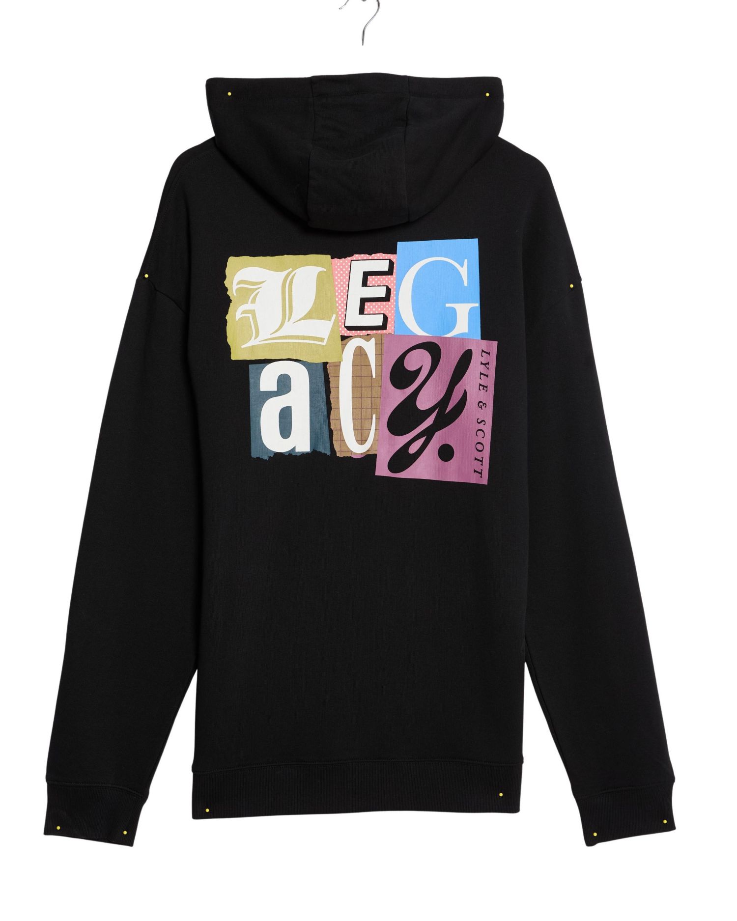 Men's Bold Letters Long Sleeve Graphic Hoodie