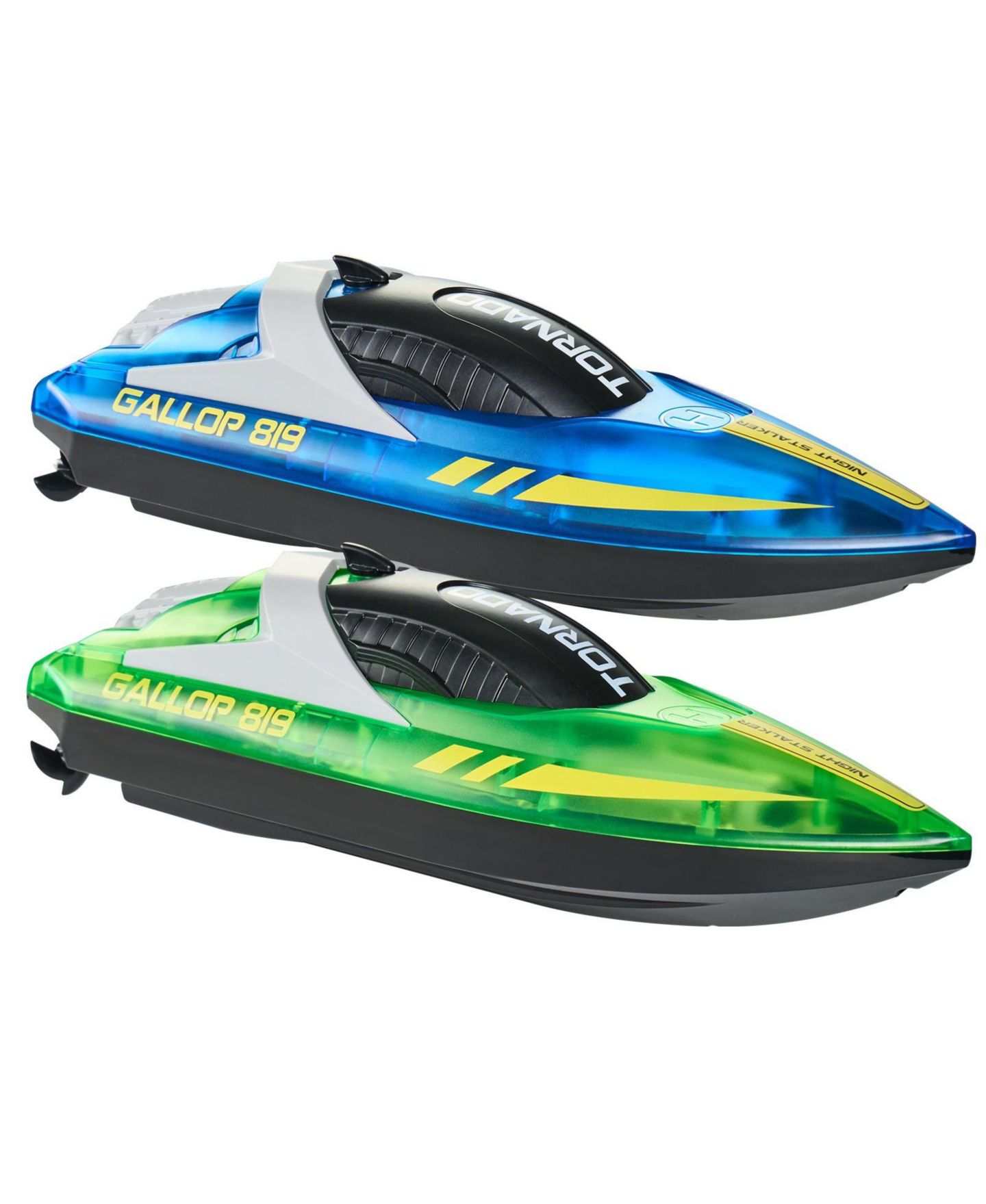Детские игрушки Mecale 2-Pack Racing LED Waterproof RC Boats, цвет: Синий — фото 9
