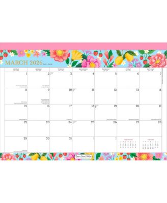 Bonnie Marcus OFFICIAL | 2026 17 x 12 Inch Monthly Desk Pad Calendar