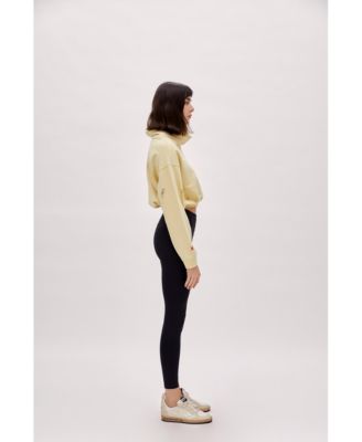 Women's Cotton Destroyed High-Neck Sweatshirt