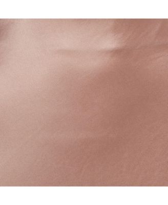 Women's Pink Satin Asymmetric Midi Skirt