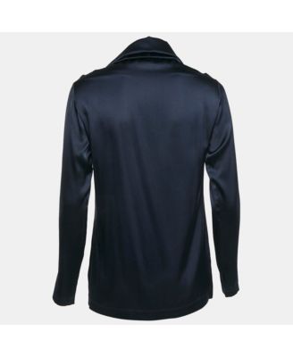 Women's Cheap And Chic Satin Jersey Cowl Neck Top