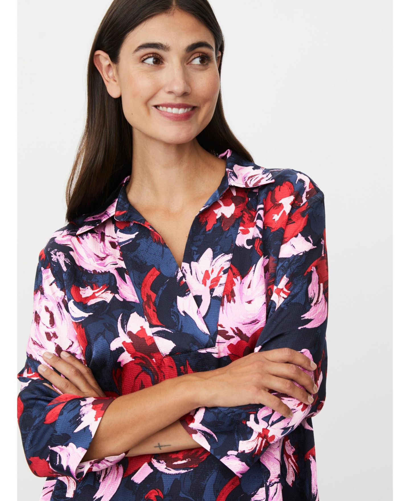 Женский топ Masai Copenhagen MaGalvora Tunic Top, цвет: Алый шалфейный — фото 6