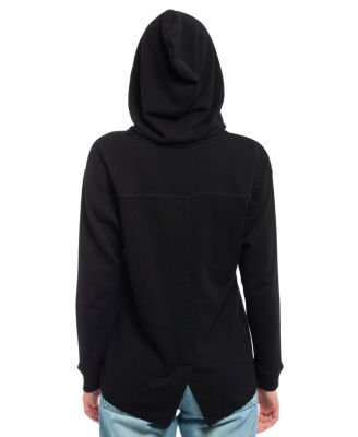 Women's Hi Lo Lace Hem Hoodie