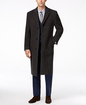 Lauren Ralph Lauren Columbia Wool-Blend Overcoat - Macy's