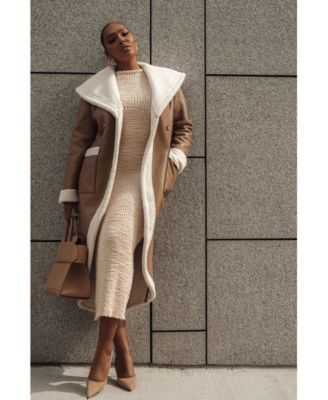 Women's Jaida Reversible Teddy Coat