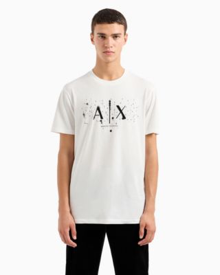 Men's Splatter Graphic Logo T-Shirt