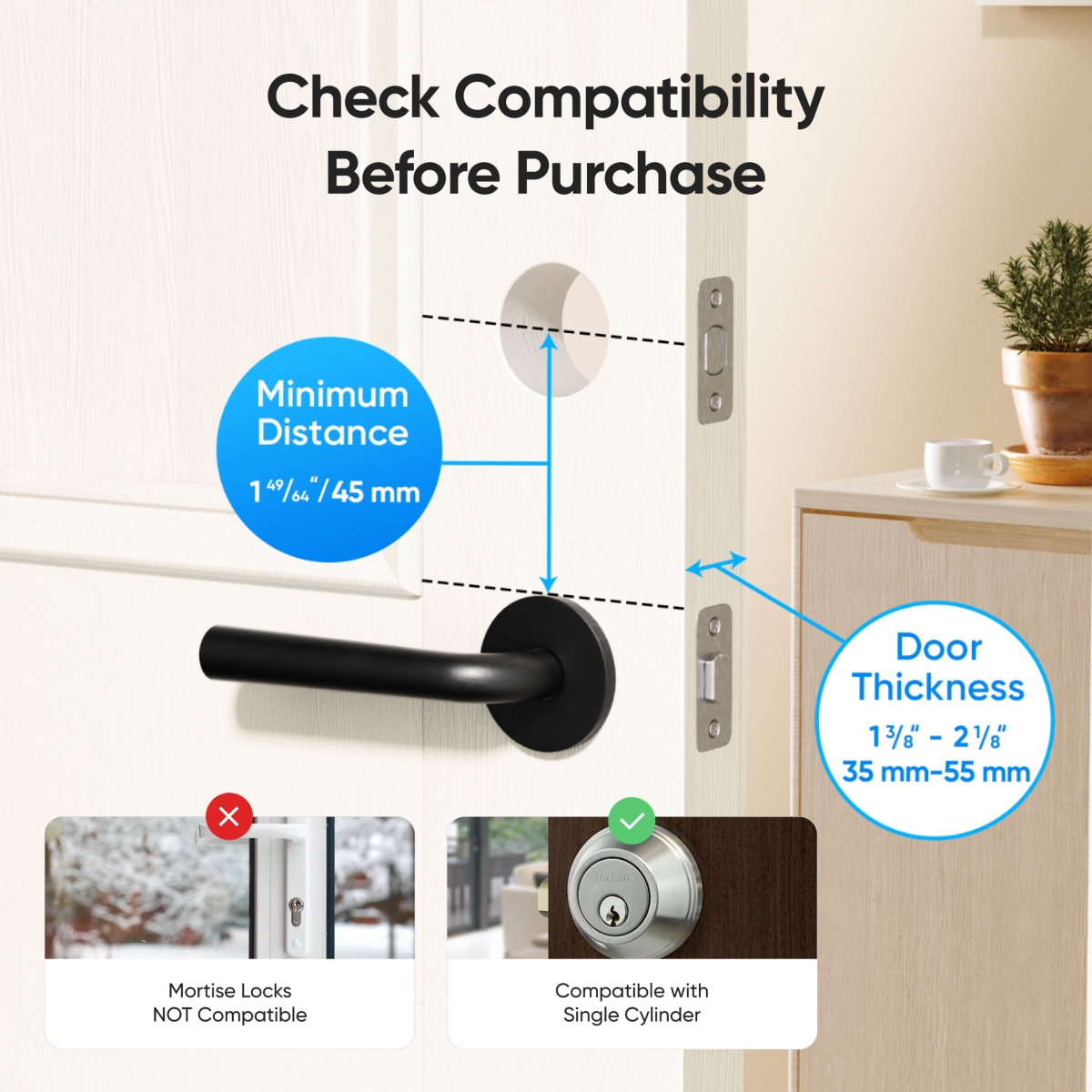 eufy Smart Lock C220 Wireless Keyless Entry Door Lock