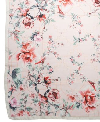 Botanical Floral Square Scarf