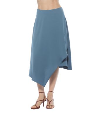Women's Jess Asymmetric Midi Skirt