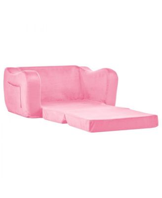 Convertible Kids Sofa with Armrests, Folds into Lounger for Kids Room