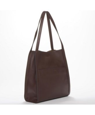 Pebbled Leather Work Tote, Everyday Pebble Leather Shoulder Bag