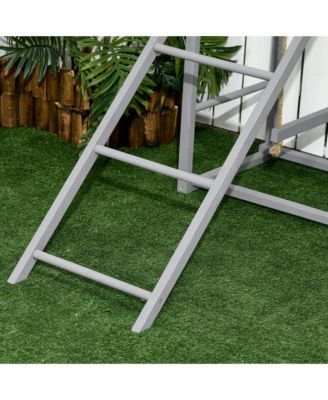 Wooden Chicken Activity Play w/ Swing Set, Chicken Coop Toy