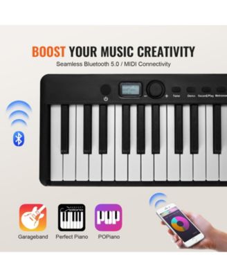 88-Key Folding Keyboard Piano Portable Digital Piano with Bag Pedal