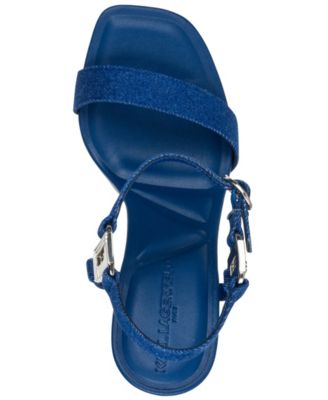 Cybil High-Heel Square-Toe Sandals