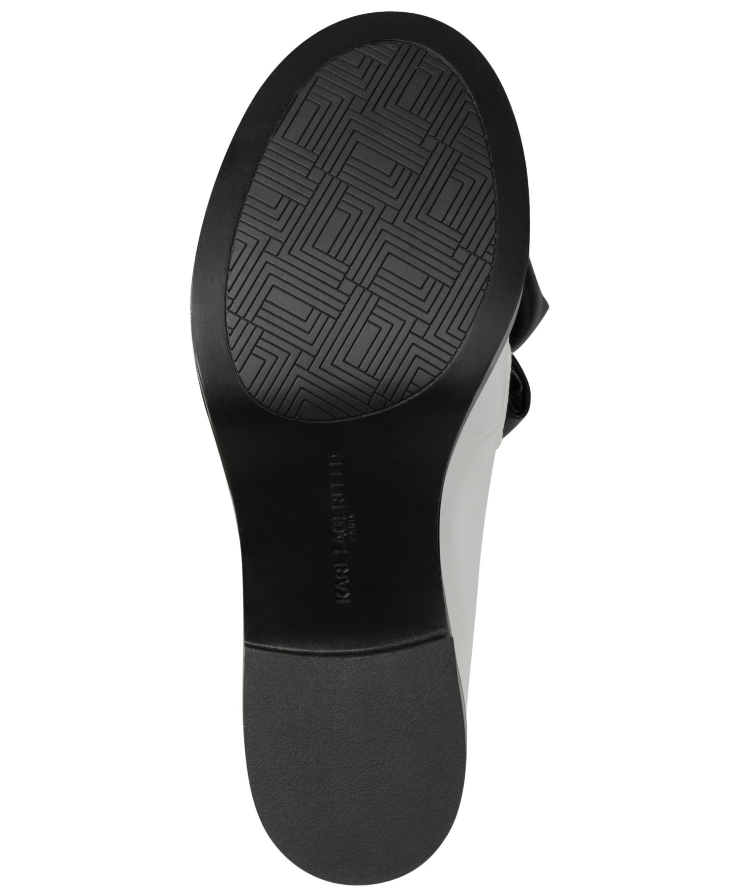 Женские туфли KARL LAGERFELD PARIS Camilia Fan Bow Polka-Dot, цвет: Яркий белый / Чёрный — фото 5