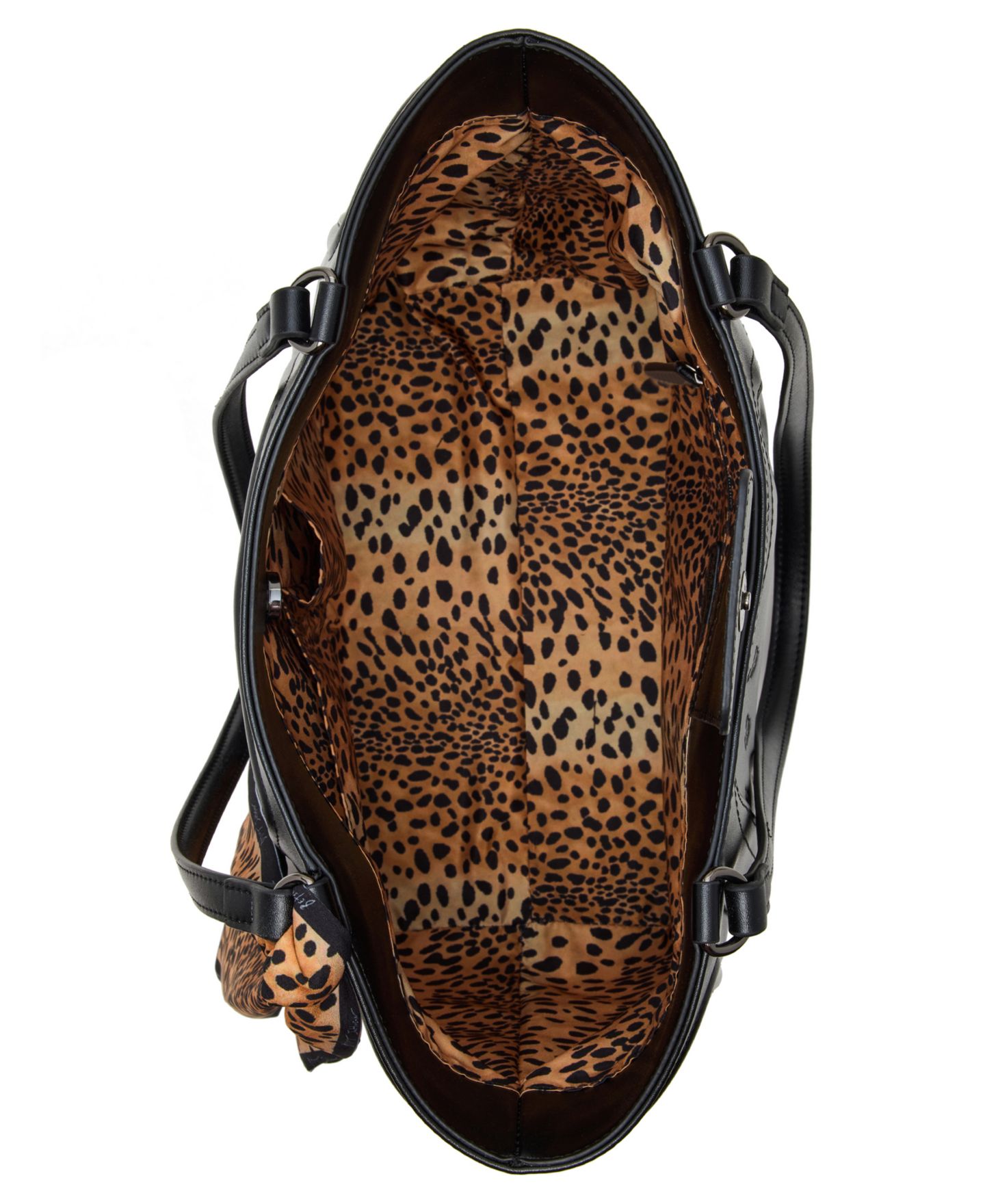 Женская сумка Betsey Johnson Skullicious Tote W/ Scarf, цвет: Чёрный — фото 5