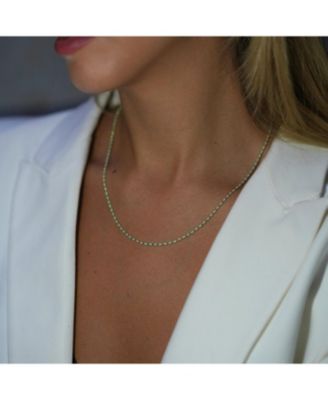 Eau de Nil Enamel Mine Beaded Colourful Necklace