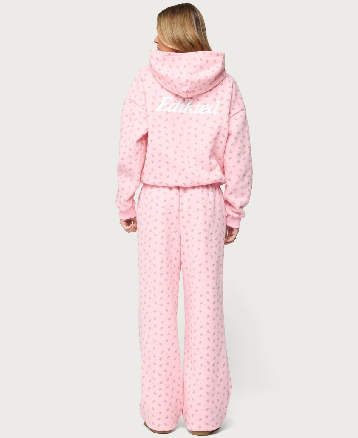 Edikted Womens Flower Power Hoodie