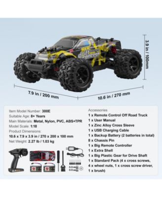RC Car 1:18 Scale 4WD Off-Road High-Speed Racing Truck