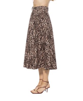 Women's Avery Cargo Midi Skirt with Belt Loops