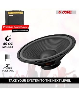Car Subwoofer 2Pc 10" 3000W Pro Audio Deep Bass Component Sub Woofer 4Ohm Replacement Speaker