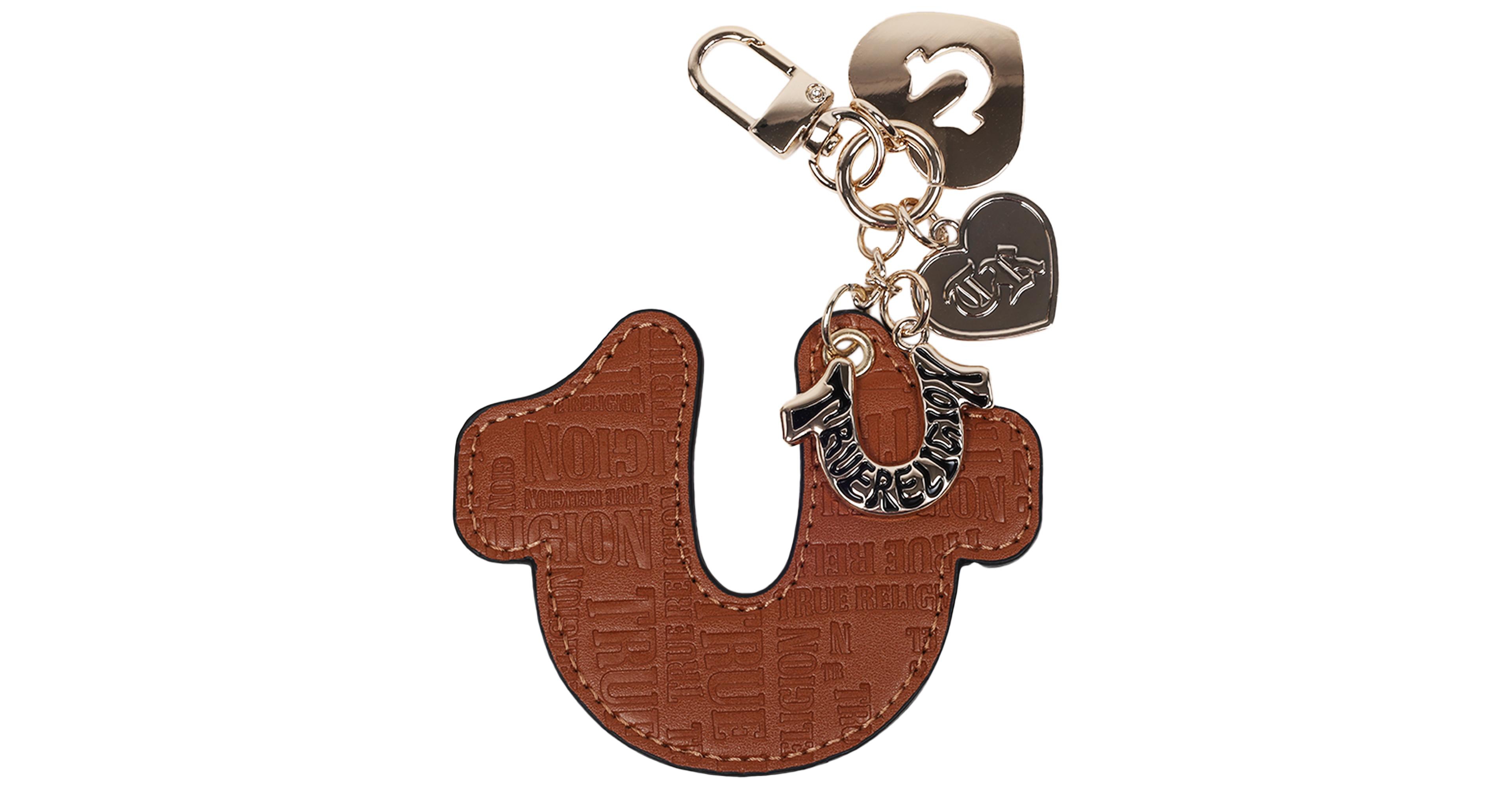 True Religion Embossed Horseshoe Bag Charm