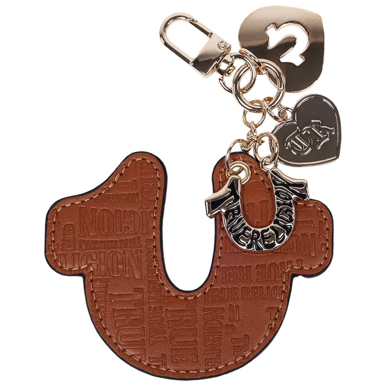 Embossed Horseshoe Bag Charm