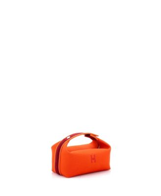 Pre-Owned HERMES PM Bride-A-Brac Travel Case Toile