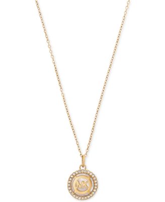 michael kors disc pendant