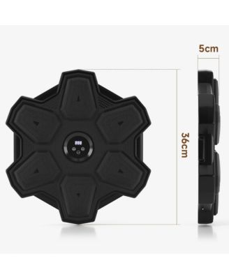 Pro Music Boxing Machine with 9 Modes & LED Lights, Wall-Mounted Trainer for Home & Office Fitness