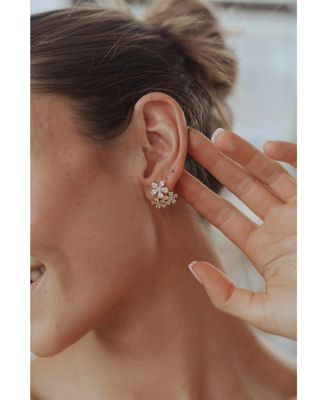 Daisy Crystal Studs