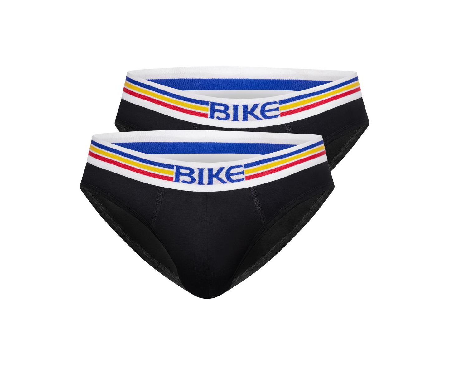 Трусы-брифы для мужчин, хлопок-стрейч — BIKE Athletic, цвет: Чёрный — фото 1