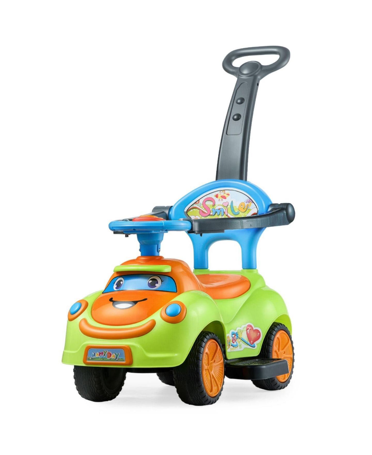 Детская игрушка Mecale Ride-On Push Car, 3-in-1 Convertible, 55 lbs Load, Ages 3+, цвет: Зелёный — фото 1